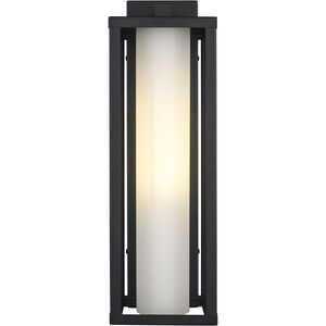 Adler 1 Light 19 inch Black Outdoor Wall Light