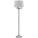 Lancaster 63 inch 150 watt Satin Nickel Floor Lamp Portable Light