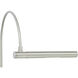 Advent 2 watt 9 inch Satin Nickel Picture Light Wall Light, Profile
