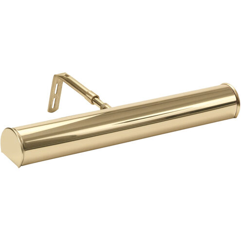 Advent 2 watt 14 inch Polished Brass Picture Light Wall Light, Battery Operated