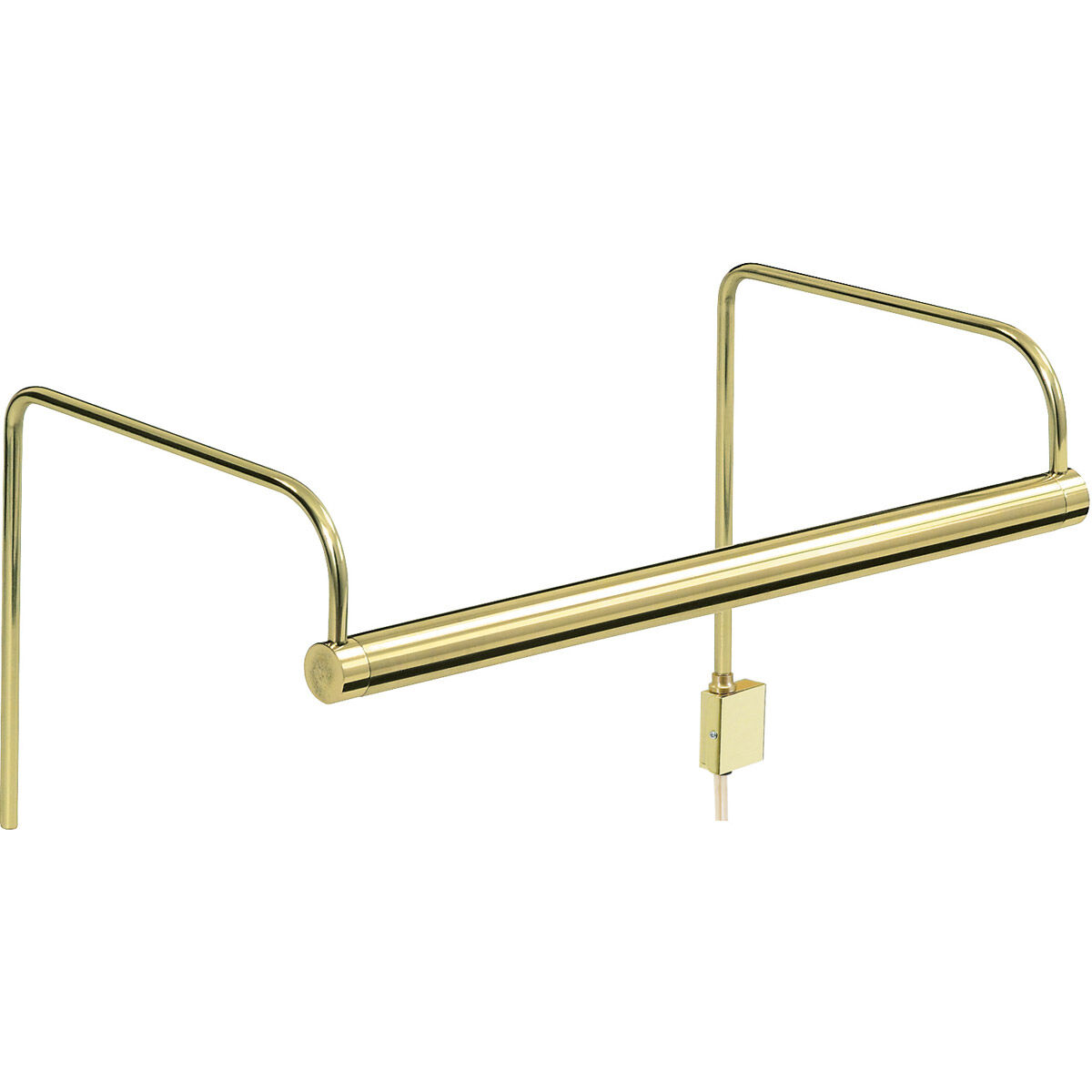 House of Troy Slim-line 15 watt 6 inch Satin Brass Picture Light Wall Light SL6-51 - Open Box