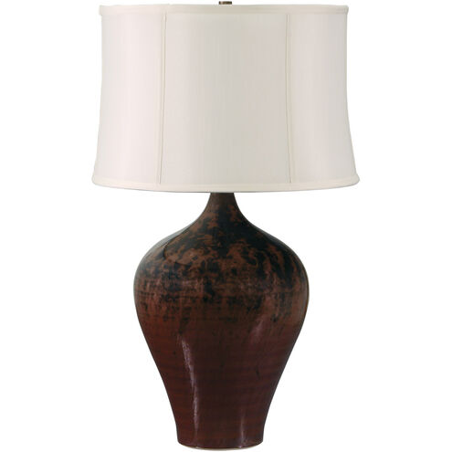 Scatchard 25 inch 150 watt Decorated Red Table Lamp Portable Light