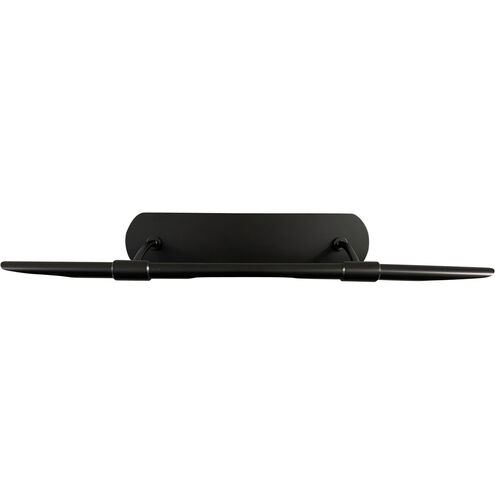 Harper 18 watt 30 inch Black Picture Light Wall Light