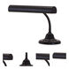 Advent Piano 10 inch 40 watt Black Piano/Desk Lamp Portable Light