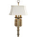 Decorative Wall Lamp 2 Light 9 inch Antique Brass Wall Lamp Wall Light
