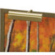 Classic Traditional 40 watt 9 inch Satin Brass Picture Light Wall Light