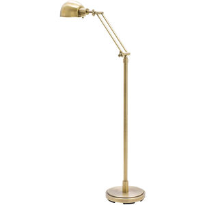 Addison 48 inch 75 watt Antique Brass Floor Lamp Portable Light