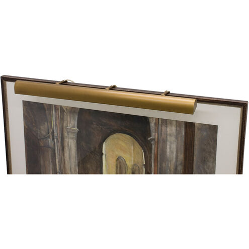 Classic Traditional 240 watt 42 inch Weathered Brass Picture Light Wall Light