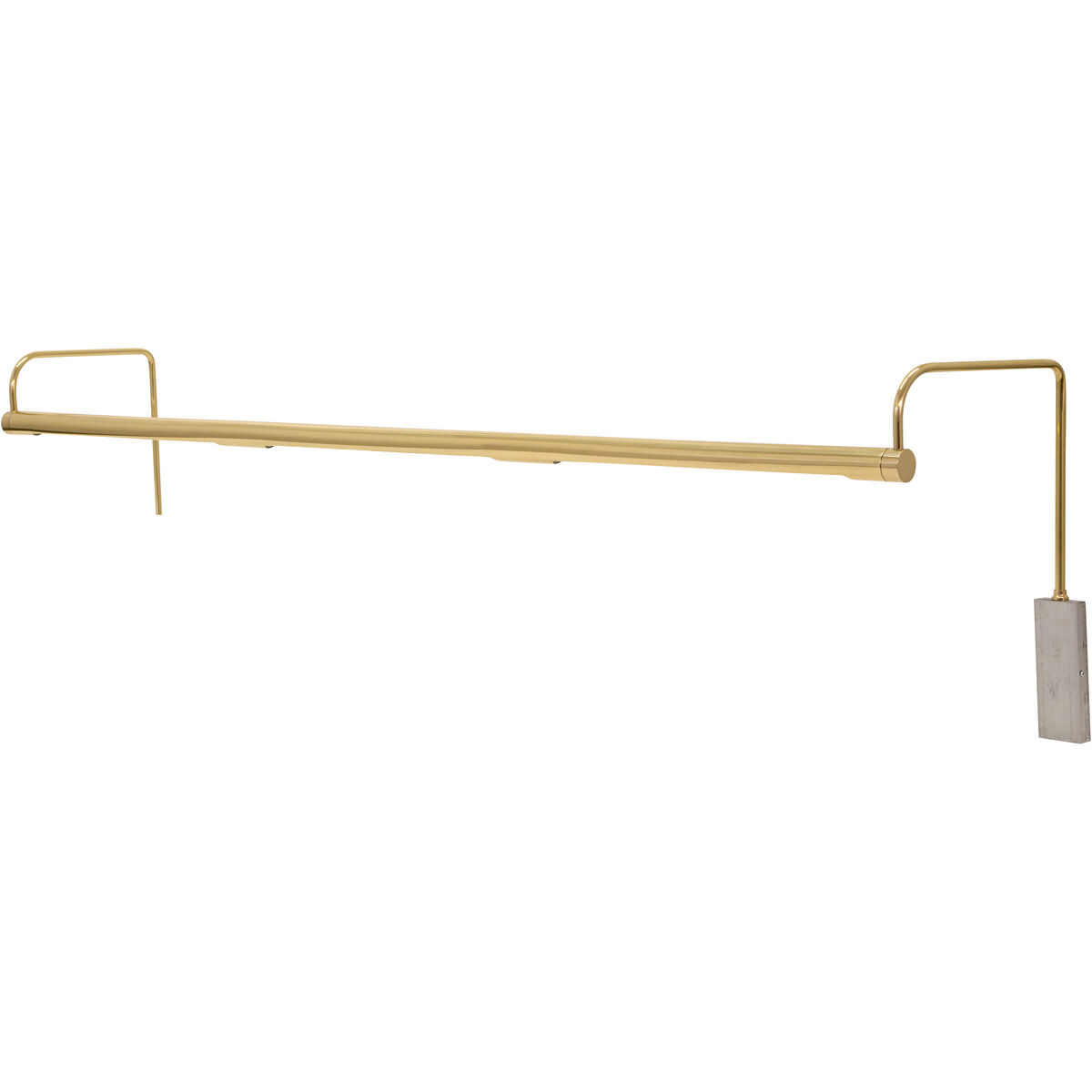 Slim-line 13.5 watt 43 inch Polished Brass Picture Light Wall Light
