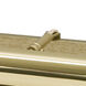 Classic Contemporary 25 watt 9 inch Polished Brass Picture Light Wall Light in CA Title 20 Compliant