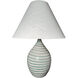 Scatchard 28 inch 250.00 watt Emerald Wave Table Lamp Portable Light