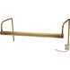 Slim-line 45 watt 16 inch Antique Brass Picture Light Wall Light