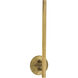 Slim-Line LED Antique Brass ADA Wall Lamp Wall Light, Direct-Wire, ADA