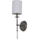 Lake Shore 1 Light 6 inch Satin Pewter Wall Lamp Wall Light