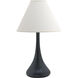 Scatchard 26 inch 150 watt Black Matte Table Lamp Portable Light
