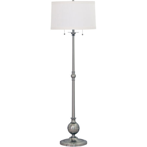 Essex 57 inch 100 watt Satin Nickel Floor Lamp Portable Light