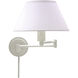 Home/Office 1 Light 12 inch White Wall Lamp Wall Light in 12.5