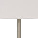 Brandon 28 inch 100 watt Satin Nickel Table Lamp Portable Light
