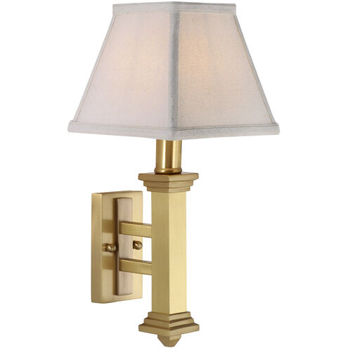 Decorative Wall Lamp 1 Light 7 inch Satin Brass Wall Lamp Wall Light