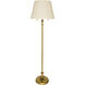 Randolph 64 inch 100 watt Antique Brass Floor Lamp Portable Light 