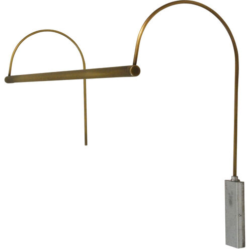 Ultra Slim-line 9 watt 28 inch Antique Brass Picture Light Wall Light