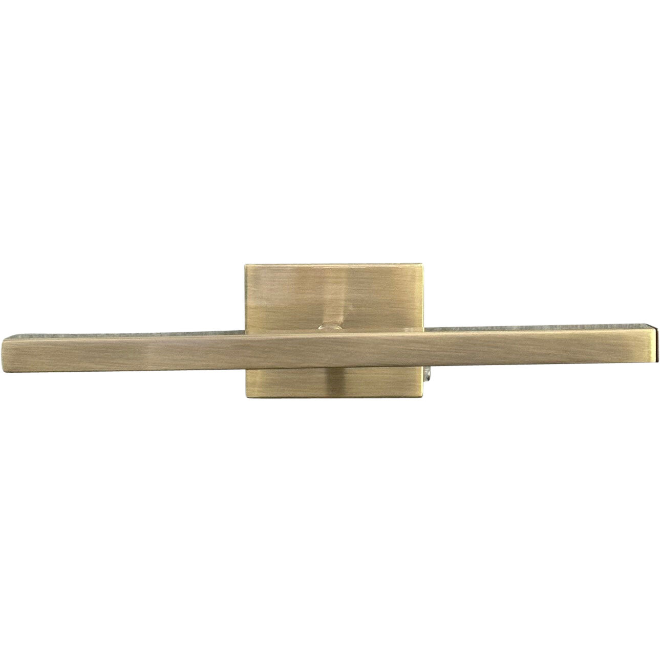 Advent 0 watt 12 inch Antique Brass Rechargeable Picture Light Wall Light