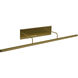 Slim-line 13.5 watt 43 inch Satin Brass Picture Light Wall Light