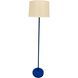 Sawyer 63 inch 150.00 watt Colbalt and Satin Nickel Floor Lamp Portable Light