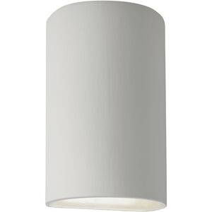 Ambiance Cylinder LED 7.75 inch Bisque ADA Wall Sconce Wall Light, Large