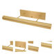 Classic Contemporary 120 watt 24 inch Satin Brass Picture Light Wall Light