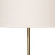 Brandon 59 inch 100 watt Satin Nickel Floor Lamp Portable Light