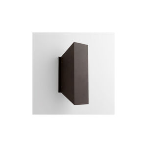 Duo 2 Light 12 inch Oiled Bronze Outdoor Wall Sconce