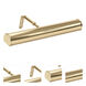 Advent 50 watt 14 inch Polished Brass Picture Light Wall Light