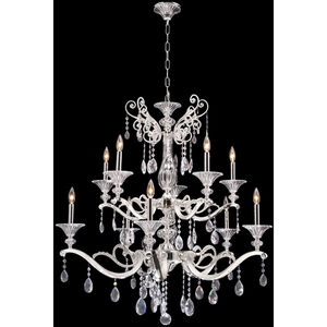 Vasari 10 Light 38 inch Two Tone Silver Chandelier Ceiling Light