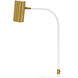 Cavendish 21 inch 6 watt Weathered Brass and White Table Lamp Portable Light