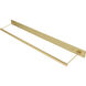 Mendon 13.5 watt 47 inch Satin Brass Picture Light Wall Light, Direct Wire