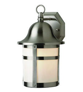 Thomas 1 Light 13 inch Brushed Nickel Outdoor Wall Lantern