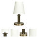 Bryson 12 inch 60.00 watt Antique Brass Mini Accent Lamp Portable Light