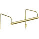 Slim-line 30 watt 11 inch Antique Brass Picture Light Wall Light