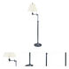 Club 45 inch 100 watt Oil Rubbed Bronze Floor Lamp Portable Light
