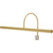 Slim-line 60 watt 24 inch Satin Brass Picture Light Wall Light