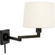 Wall Swing Arm 1 Light 10 inch Oil Rubbed Bronze Wall Lamp Wall Light