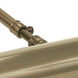 Advent 2 watt 14 inch Antique Brass Picture Light Wall Light, Battery Operated