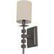 Lake Shore 1 Light 6 inch Mahogany Bronze Wall Lamp Wall Light