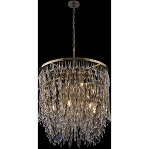Frangia 12 Light 28.5 inch Brushed Champagne Gold Pendant Ceiling Light