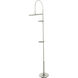 River North 72 inch 4.50 watt Satin Nickel Easel Floor Lamp Portable Light