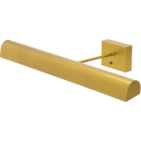 Classic Traditional 6.4 watt 24 inch Gold Picture Light Wall Light, Battery Operated
