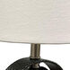 Bryson 12.5 inch 40 watt Supreme Silver and Satin Nickel Table Lamp Portable Light