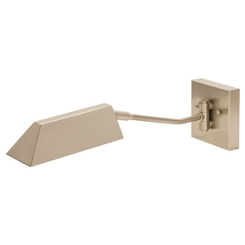 Newbury LED 5 inch Black Wall Lamp Wall Light in Satin Nickel, with USB Port