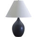 Scatchard 28 inch 250 watt Black Matte Table Lamp Portable Light